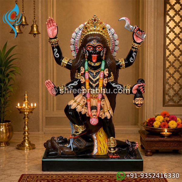 Marble mahakali murti for temple
