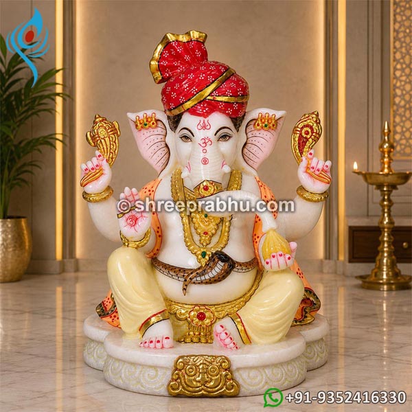 Marble murti ganesh