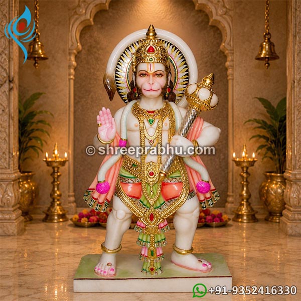 Marble murti hanuman ji