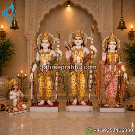Marble ram darbar Murti