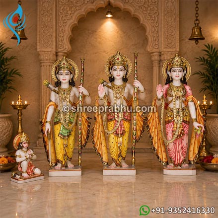 Marble ram darbar statue