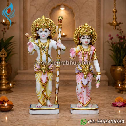Marble ram sita murti