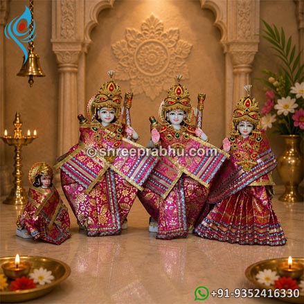 Marble ramdarbar murti