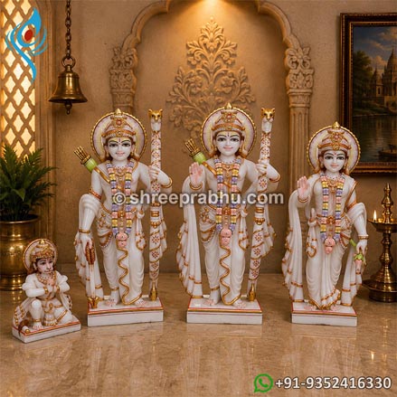 Marble statue of ram darbar