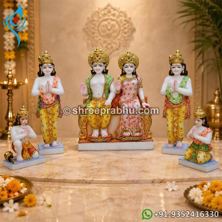 Marble statue of ram darbar
