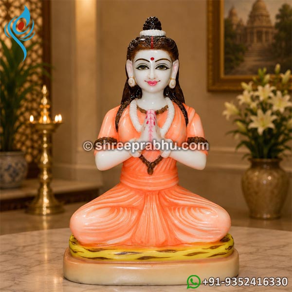Parvati marble statue
