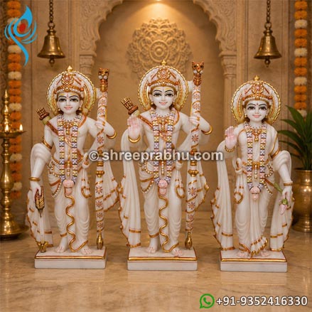 Ram darbar marble statue for home