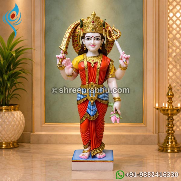 Santoshi Mata Marble Moorti