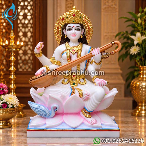 Saraswati idol marble