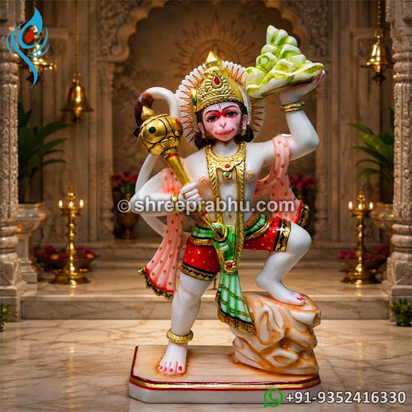 Veer hanuman marble murti
