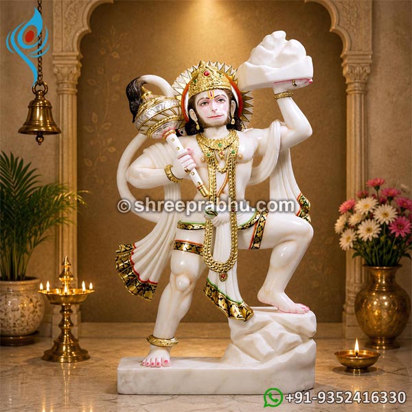 hanuman ji murti marble
