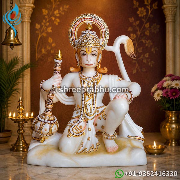 hanuman marble statue