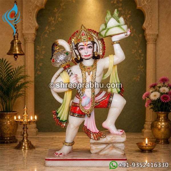 hanuman murti marble