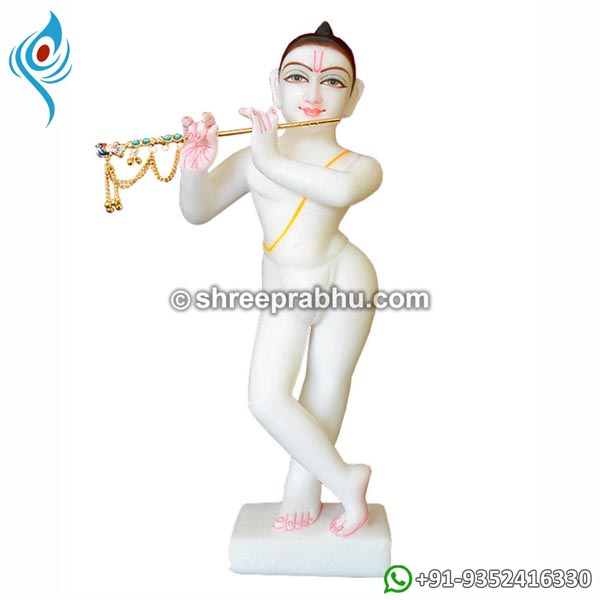 iskcon krishna marble statue