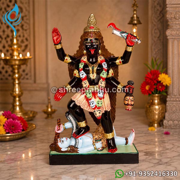 kali mata marble statue