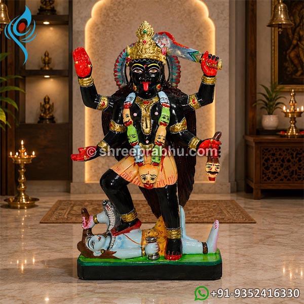 kali mata marble statue