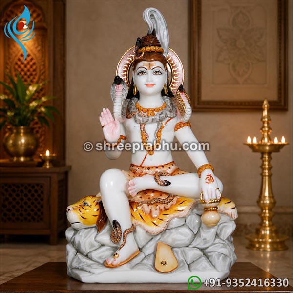 lord shiva marble statue