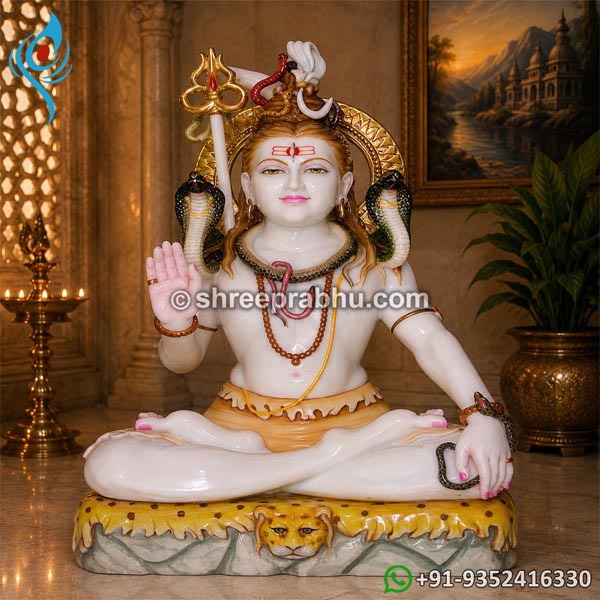 lord shiva statue marble