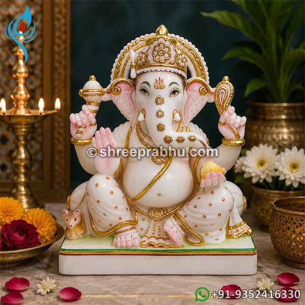 marble ganpati murti