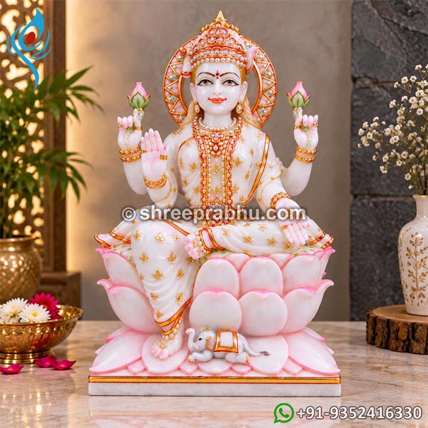 marble laxmi mata statue